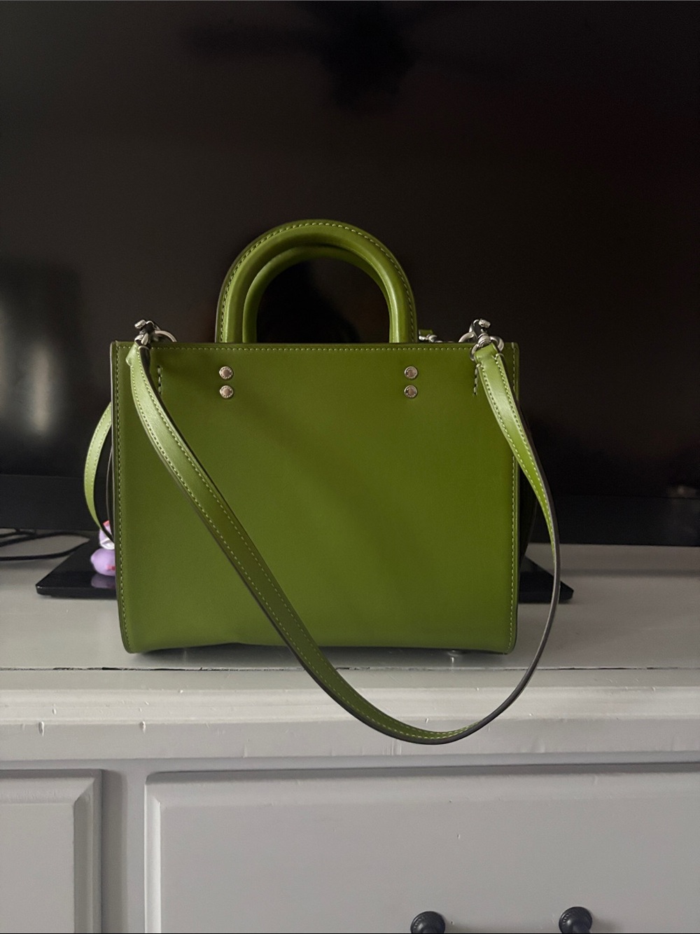 BNWOT coach dark lime rogue 25
